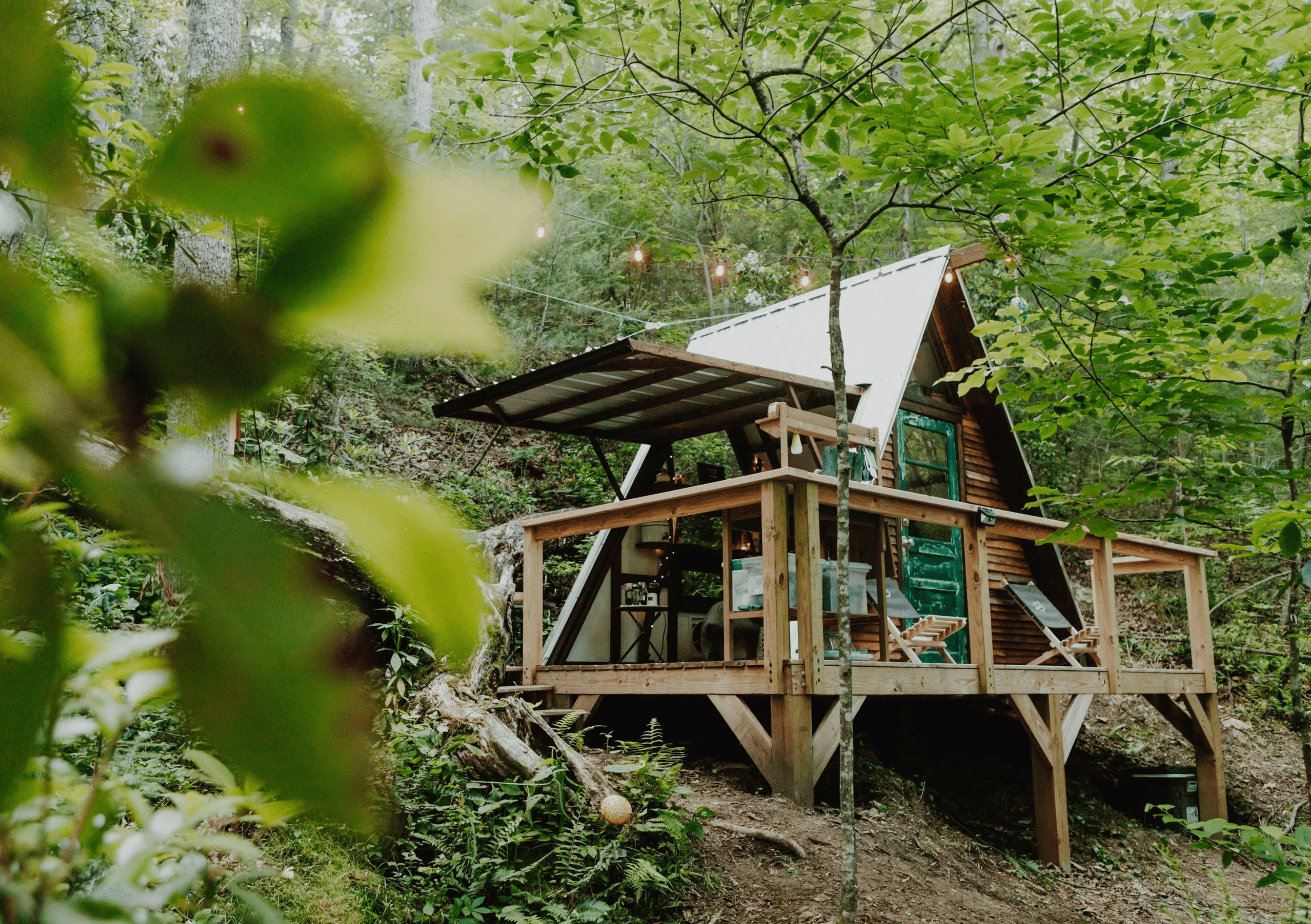 Mini A-Frame Coffee Cabin
